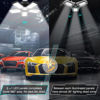 Picture of YIBEYYDS LED Garage Lights - 160W 16000LM 6500K Garage Lights Garage LED Lights Screw in with 5+1 Deformable Panels, Garage Lights Ceiling LED for Garage, Workshop, Basement Support E26/E27 (1)