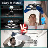 Picture of LED Garage Light 4 Pack , 200W 20000LM 6500K LED Shop Lights, LED Garage Ceiling Lights with 6+1 Adjustable Panels for Basement, Barn, Warehouse, Attic, Garage Lighting Support E26/E27 Socket