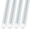 Picture of AQIQUUT Led Shop Lights,Led Shop Lights 4FT 50W 6500K 7000LM Clear White,Led Shop Light 4FT 110V Linkable Integrated V-Shape for Shop Garage,Warehouse,Workbench and Workshop Indoor(4-Pack)