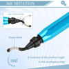 Picture of Deburring Tool with 12 High Speed Steel Blades, Deburring Tool 3D Printing, Deburring Tool for Metal, Resin, Copper, Plastic, PVC Pipes, 3D Printed Edges (1 Blue Handle)