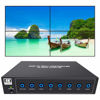 Picture of ISEEVY 4K60 UHD Video Wall Controller 2x2 1x2 2x1 1x3 3x1 1x4 4x1 TV Wall Controller for 4 TV Splicing Display Support 3840x2160@60Hz Inputs and Rotate 90 Degree for Portrait Mode Screens