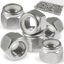 Picture of Vifmy 110 Pack 1/4"-20 Inch Lock Nuts,304 (A2-70) Stainless Steel Nylon Insert Locknuts,Standard Inch Thread Nylock Nuts