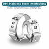 Picture of LOKMAN 50 Pack 1/2 Inch PEX Cinch Clamps, Stainless Steel Rings Pinch Clamps for PEX Tubing Pipe Fitting Connections (1/2 Inch)