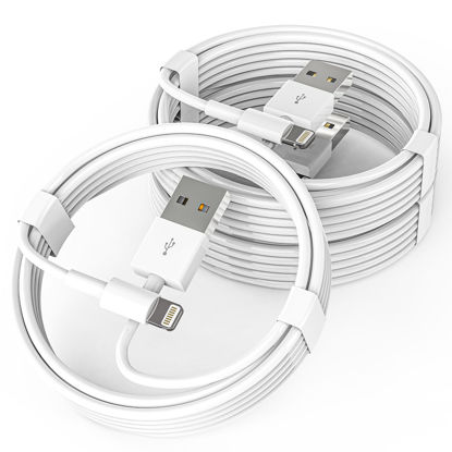 Picture of iPhone Charger [Apple MFi Certified] 3Pack 3.3FT Lightning to USB Charging Cable iPhone Charger Cord Compatible iPhone 14 13 12 11 Pro Max XR XS X 8 7 6 Plus SE iPad and More