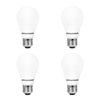 Picture of SYLVANIA LED Light Bulb, 75W Equivalent A19, Efficient 12W, Medium Base, Frosted Finish, 1100 Lumens, Daylight - 4 Pack (78100)