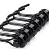 Picture of E BAVITE Black Swivel Swing, 30LBS Powerful, Strong Neodymium Rare Earth Magnetic Hooks. Perfect for Refrigerator, Kitchen and Other Magnetic Surfaces, Pack of 6