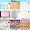Picture of vivinin 15 Pack Shower Caddy Adhesive Replacement, Shower Shelf Adhesive No Drilling, Adhesive Shower Hooks Strong Adhesive, Adhesive Hooks for Showe Caddy, Soap Holder, and Kitchen Racks