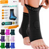 Picture of Modvel Foot & Ankle Brace Socks for Sprained Ankle Compression Sleeve - Plantar Fasciitis Relief Brace, Foot Support for Women & Men - Tendonitis & Arthritis Foot Sleeve, Stabilizing Ankle Wrap