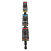 Picture of Klein Tools 32933 Impact Driver, SAE 7-in-1 Impact Socket Set, 3 Flip Sockets with 6 Hex Driver Sizes and 1/4-Inch Bit Holding Feature, Impact Rated 5-Inch Shaft
