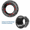 Picture of XHF 10 Pcs 1/2" IP68 Strain Relief Nylon Cord Grip Waterproof NPT Cable Glands Adjustable UL Listed and RoHS Compliant (Black)