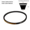 Picture of uxcell A22 Drive V-Belts 22" Inner Length 13mm Width 8mm Thick JIS Standard A-Section Rubber Drive Transmission Belt