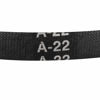 Picture of uxcell A22 Drive V-Belts 22" Inner Length 13mm Width 8mm Thick JIS Standard A-Section Rubber Drive Transmission Belt