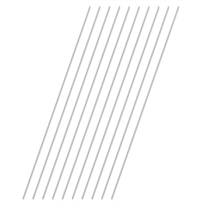 Picture of VictorsHome 1mm x 300mm 304 Stainless Steel Round Rod, Metal Solid Shaft Rods Lathe Bar Stock for DIY Crafts Model Car Helicopter Airplane 10pcs