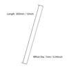 Picture of VictorsHome 1mm x 300mm 304 Stainless Steel Round Rod, Metal Solid Shaft Rods Lathe Bar Stock for DIY Crafts Model Car Helicopter Airplane 10pcs
