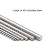 Picture of VictorsHome 1mm x 300mm 304 Stainless Steel Round Rod, Metal Solid Shaft Rods Lathe Bar Stock for DIY Crafts Model Car Helicopter Airplane 10pcs