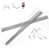 Picture of Stainless Steel Spring Wire Hard Wire Full Hard Wire Straight Wire0.8 1.0 1.2 1.6mmSpring Steel Wire 400mm 15.7nch/25pcs (0.8mm)