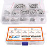 Picture of weideer 600pcs 12 Size Stainless Steel Precision Steel Balls 1-8mm Metric Bicycle Bearing Balls Assortment Kit Mixing Balls 1mm 2mm 2.5mm 3mm 3.5mm 4mm 4.5mm 5mm 5.5mm 6mm 7mm 8mm K-085-600