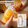 Picture of Glass Cups with Lids and Straws 4 pcs,16 oz Glass Cups for Coffee Bar Accessories-DWTS DANWEITESI Iced Coffee Cups with Lids,Drinking glasses Set,Coffee Cups Glass Tumbler with Straw and Lid for Gifts