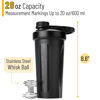 Picture of Mr. Pen- Shaker Bottles for Protein Mixes with Twist Cap, 28 oz, Black Protein Shaker Bottle with Wire Whisk Ball, Shaker Cup, Mixer Bottle, Protein Shake Bottles, Protein Bottle, Protein Shake Bottle