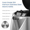 Picture of COMFEE' Stainless Steel Electric Kettle, 1.7 Liter Tea Kettle Electric & Hot Water Kettle, 1500W Fast Boil with LED Light, Auto Shut-Off and Boil-Dry Protection