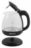 Picture of Elite Gourmet EKT1001 Electric 1.0L BPA-Free 1100W Glass Kettle Cordless 360° Base, Stylish Blue LED Interior, Handy Auto Shut-Off Function - Quickly Boil Water For Tea & More, Black