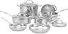 Picture of Cuisinart 11-Piece Cookware Set, Chef's Classic Stainless Steel Collection 77-11G