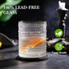 Picture of Hlukana Vintage Hobnail Drinking Glasses Set of 8, 12 oz Highball Glasses & 10 oz Cocktail Glasses Set, Kitchen Water Glasses Cup, Bar Tumbler Glassware Set for Beer, Juice, Cocktail, Whiskey, Milk