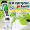 Picture of CIZTADA pH Meter for Water 4 in 1 pH EC TDS Temp Meter for Hydroponics PPM and EC Water Tester Digital pH PPM Meter for Nutrients Growing Hydroponics Gardening DWC hydroponics System
