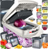 Picture of Mueller Pro-Series 10-in-1, 8 Blade Vegetable Chopper, Onion Mincer, Cutter, Dicer, Egg Slicer with Container, French Fry Cutter Potatoe Slicer, Home Essentials & Kitchen Gadgets, Salad Chopper