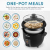 Picture of Aroma Housewares 1.5Qt. Rice & Grain Cooker (ARC-363NGB),Black,6-Cup Cooked / 3-Cup Uncooked