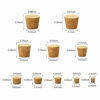 Picture of Jetec 100 Pack Assorted Cork Stoppers Wine Bottle Cork Stoppers Different Sizes Wooden Tapered Cork Plugs Replacement Variety Corks for Bottles Crafts Wine Bottle, 10 Sizes