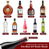 Picture of 12/24/48/100 Pack Liquor Pour Spout, Stainless Steel Classic Bottle Pourers with Rubber Dust Cap, Speed Wine Bottle Pourer for Liquor Bottle, Oil Bottles(12 Pack)