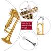 Picture of Glory Bb Trumpet - Trumpets for Beginner or Advanced Student with Case, pair of gloves-Gold