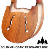 Picture of Lyre Harp, Lotkey 16 Metal Strings Iron Saddle Mahogany Lyre Harp with Tunning Wrench, Extract Strings, Manual and Gig Bag