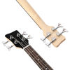 Picture of Ktaxon 4 String Electric Bass Guitar, 36-inch Bass Guitar Kit with Split single-coil Pickup, Rosewood Fretboard, Mahogany Body for Kids, Boy and Girl(Red)