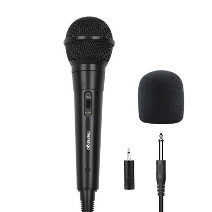 Picture of Marengo Handheld Wired Microphone, Cardioid Dynamic Vocal Mic with 13ft Cable and ON/Off Switch, Ideally Suited for Speakers, Karaoke Singing Machine, Amp, Mixer