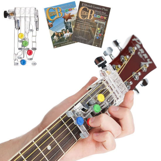 Picture of ChordBuddy “MADE IN THE USA” - Guitar Learning with Songbook, Lesson Plan, App, and Right Handed ChordBuddy
