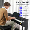 Picture of AODSK 88-Key Weighted Hammer Action Digital Piano with Speakers,Furniture Stand and Triple Pedals,Beginner's Course- Comes With Headphones,Piano Lessons,B-83S
