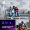 Picture of Ekkogo Acoustic Panels 12-Pack Soundproof Wall Panels 12"X12"X0.4" Sound Panels High Density Sound Dampening Panels - [White Square]