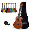 Picture of Kadence Concert Ukulele 23" Spring Summer Collection of Ukuleles- Matt Finish with Strap & Bag (Cinnamon Brown)