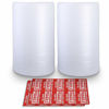 Picture of 2-Pack Bubble Cushioning Nylon Wrap Rolls, 3/16" x 12" x 72' ft Total, Perforated Every 12", 20 Fragile Stickers for Packaging, Shipping, Mailing