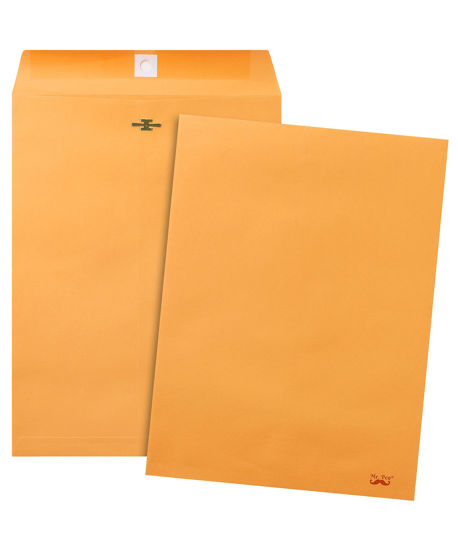 Picture of Mr. Pen- Clasp Envelopes,18 Pack, 9x12, Brown Kraft, Letter Size Envelopes, Brown Envelopes, Document Envelope, Clasp Kraft Envelopes, Clasp and Gummed Closure Envelopes.