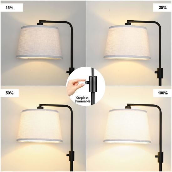 GetUSCart- 【Upgraded】 Dimmable Floor Lamp, 1000 Lumens LED Edison Bulb ...
