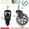 Picture of Office Rubber Chair Casters Replacement, 3 Inch Heavy-Duty Computer Gaming Desk Caster Wheels Smooth & Safe Rolling for All Floors Including Hardwood and Carpet, Set of 5
