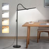 Picture of LED Floor Lamp, 15W/1800LM Bright Reading Floor Lamp for Office with Double Head, Adjustable Gooseneck Dimmable Modern Standing Light for Lash Extension Craft, Eye Caring Floor Lamps for Living Room