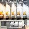 Picture of LED Floor Lamp, 15W/1800LM Bright Reading Floor Lamp for Office with Double Head, Adjustable Gooseneck Dimmable Modern Standing Light for Lash Extension Craft, Eye Caring Floor Lamps for Living Room