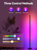 Picture of Corner Floor Lamp, LED Corner Lamp with App and Remote Control, RGBICW 16 Million DIY Colors & 68+ Scene, Music Sync, Color Changing Smart Ambient Light for Living Rooms, Bedrooms, and Gaming Rooms
