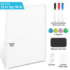 Picture of MaxGear Double-Sided Dry Erase Board for Wall, 16"x12" Hanging Whiteboard, Small Dry Erase White Board with 3 Markers&4 Magnets, Portable Whiteboard for Students - Planning, Drawing, Memo, to Do List
