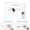 Picture of MaxGear Double-Sided Dry Erase Board for Wall, 16"x12" Hanging Whiteboard, Small Dry Erase White Board with 3 Markers&4 Magnets, Portable Whiteboard for Students - Planning, Drawing, Memo, to Do List