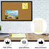 Picture of OWLKELA Cork Bulletin Board 17.7"X 13.3", Notice Pin, Ideal for Office & Home Decor, School Message or Vision